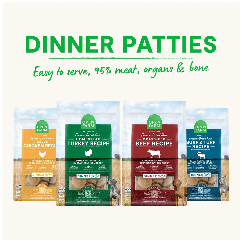 Freeze Dried Raw Patties Dog Food N656642