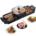 Electric Grill Hot Pot 2 in 1, Non-Stick Pan V726