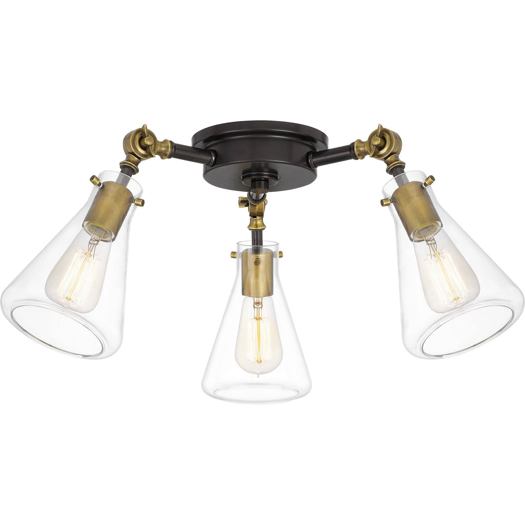 3 Light Semi-Flush Mount Western Bronze K881682