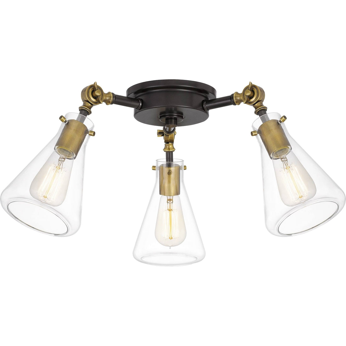 3 Light Semi-Flush Mount Western Bronze K881682