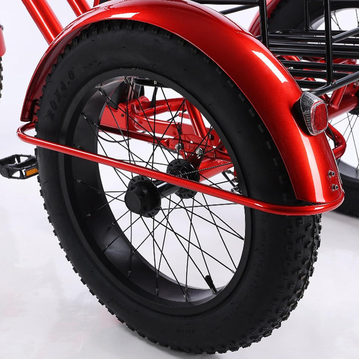 7-Speed All Terrain Fat Tire Trike 26'' Front Wheel 24'' Rear Wheel K91226