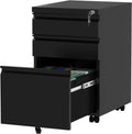 White 3-Drawer Metal File Cabinet Y982385