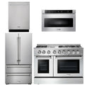 48 In. Gas Burner Electric Oven Range, Refrigerator, Dishwasher, Microwave Drawer R68159