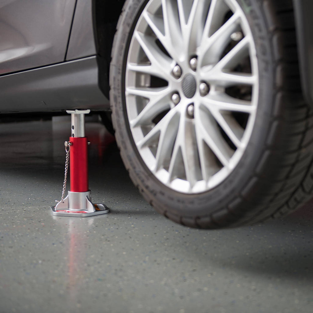 3 Ton Capacity Double Locking Aluminum Jack Stands, 1 Pair B60518