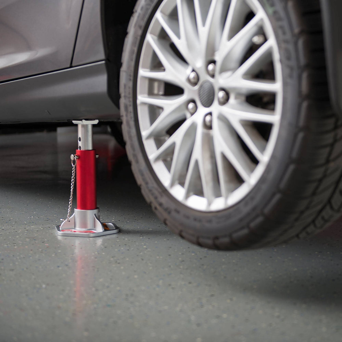 3 Ton Capacity Double Locking Aluminum Jack Stands, 1 Pair B60518