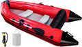 10 ft 4 Persons Inflatable Boat with Paddles Air Pump Carry Bag O7943
