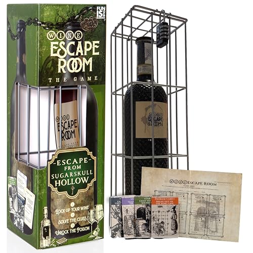 Escape Room Game Wine Bottle Puzzle Box Z92659