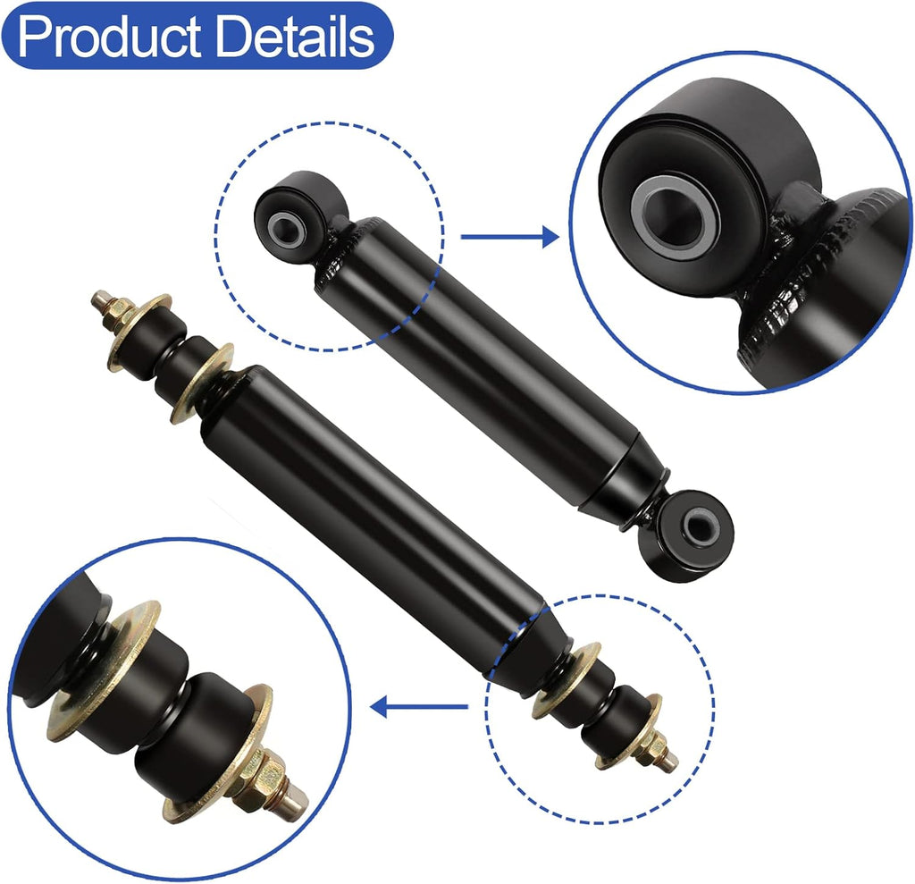 Front and Rear Shock Absorbers for Club Car DS G&E 1988-up, Precedent G&E 2004-up, 4pcs Y105653