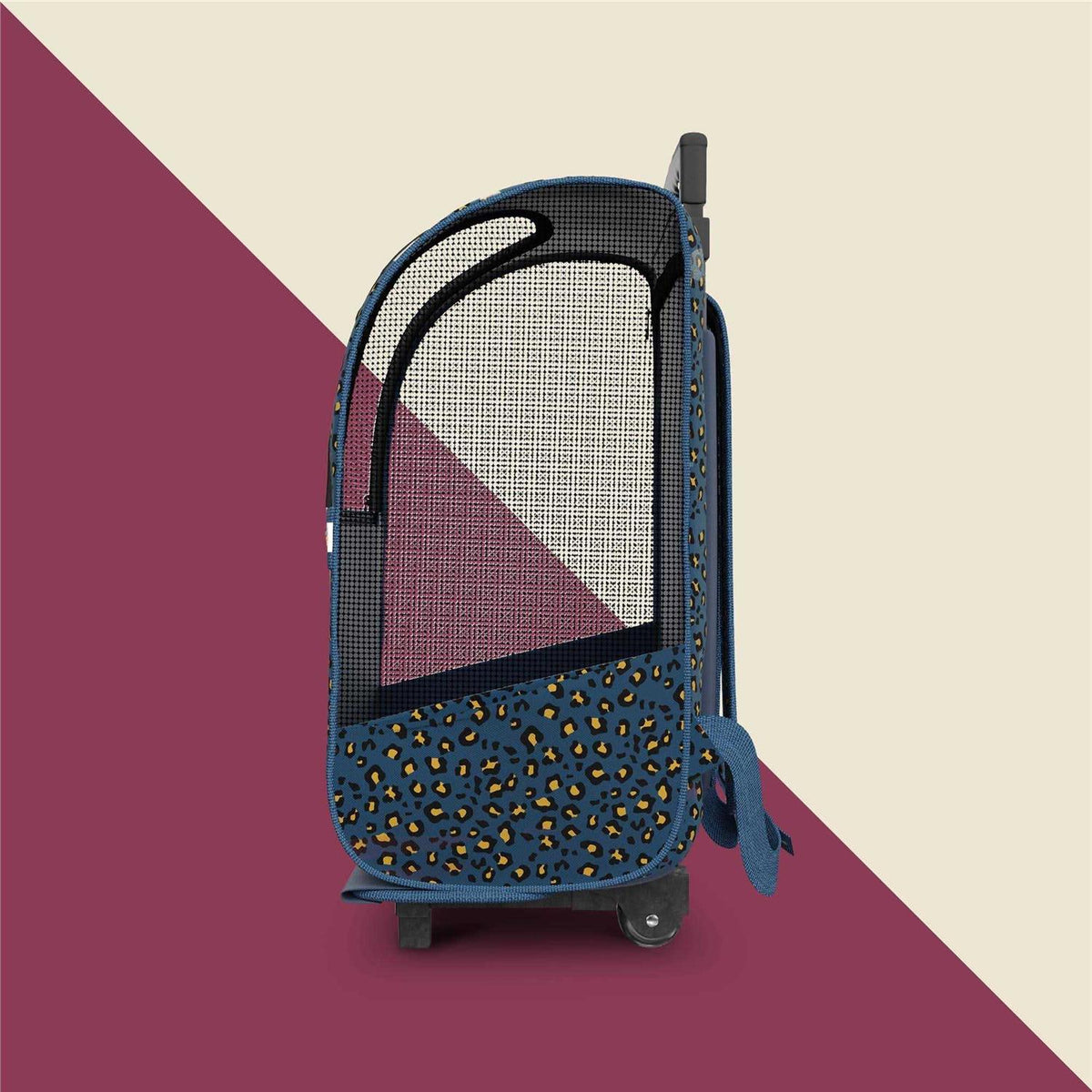Pet Carrier Trolley with Shock Absorbent Wheels N585