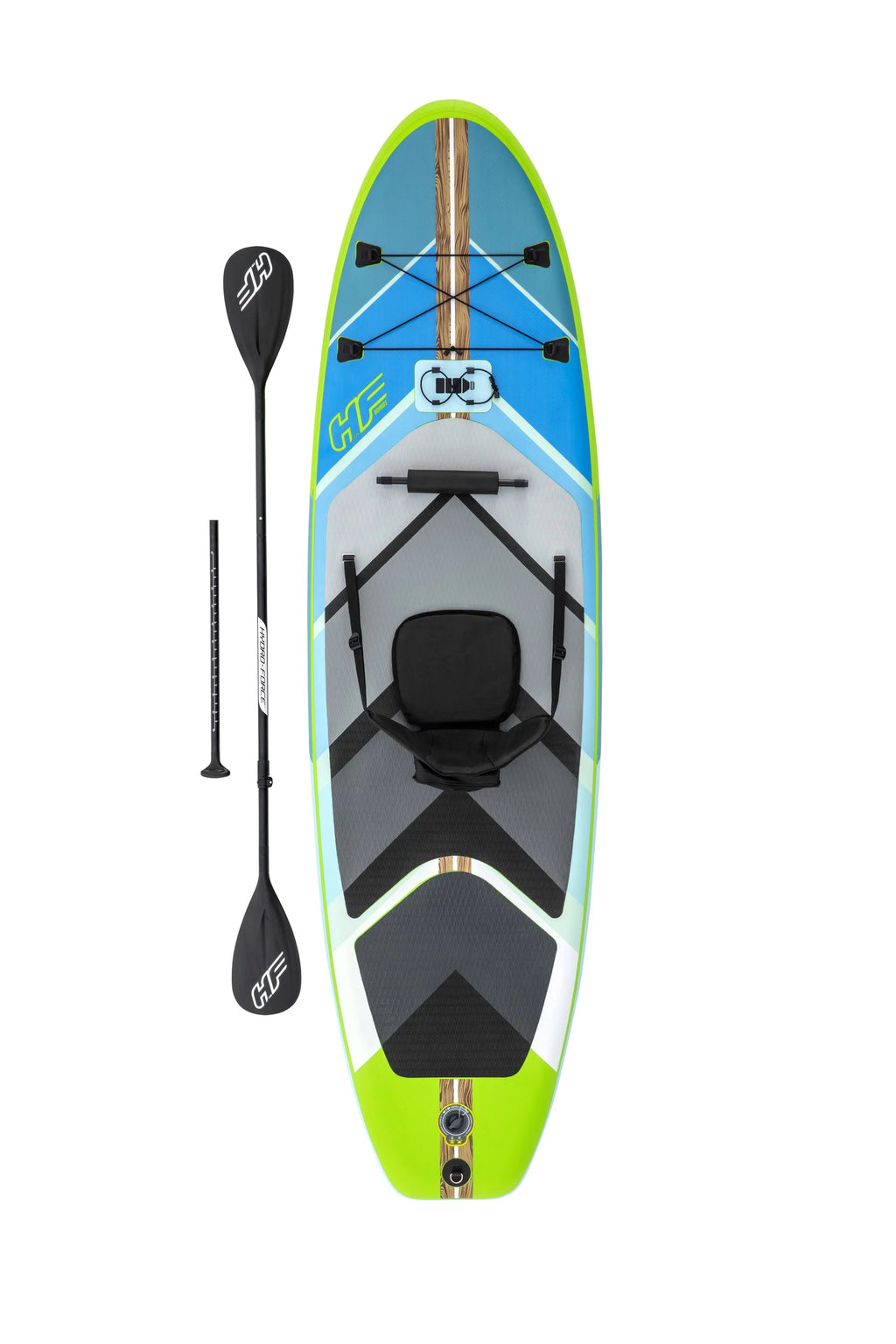 Inflatable Convertible Stand-Up Paddleboard and Kayak Set D162