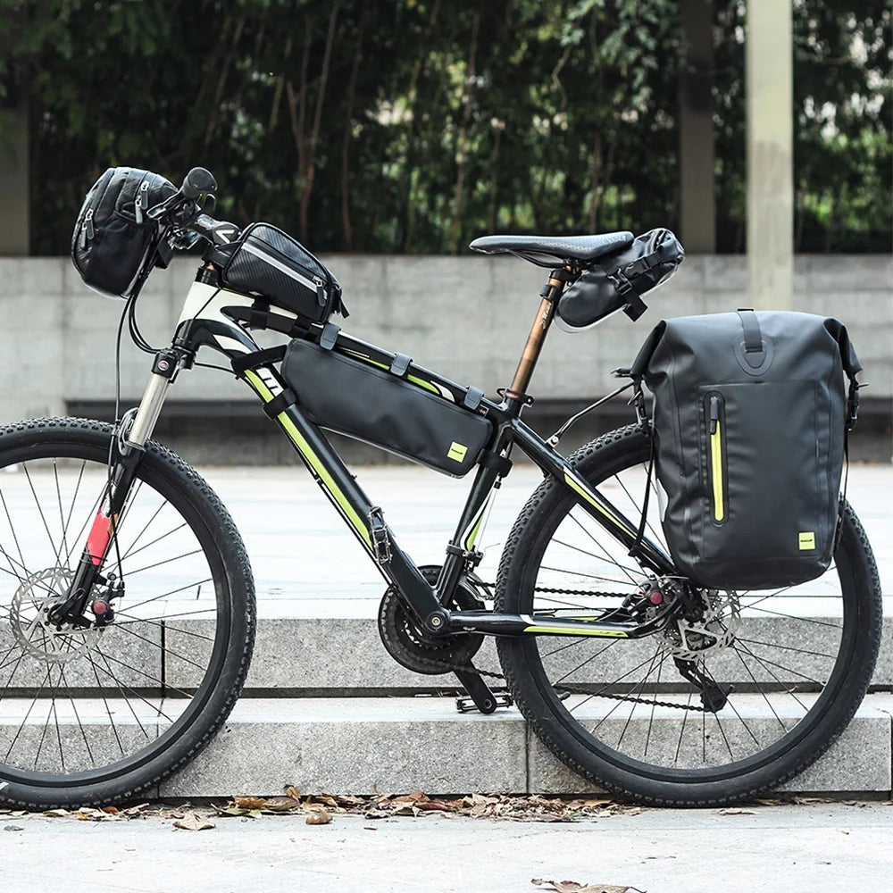 25L Waterproof Bike Rear Rack Pannier Bag U55099