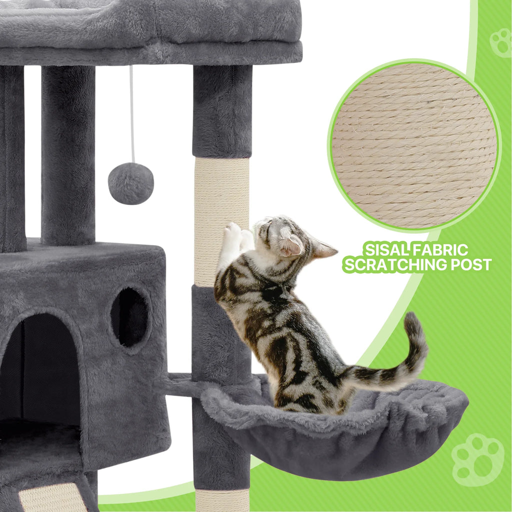 36-in Multi-Level Plush Cat Tree G23798