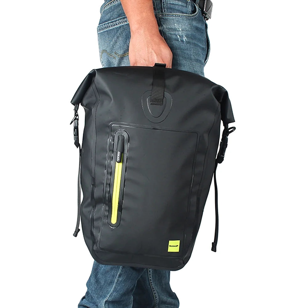 25L Waterproof Bike Rear Rack Pannier Bag U55099