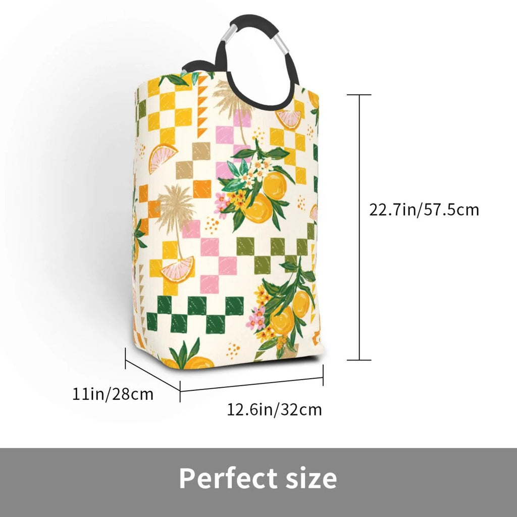 Large Canvas Fabric Laundry Hamper F152