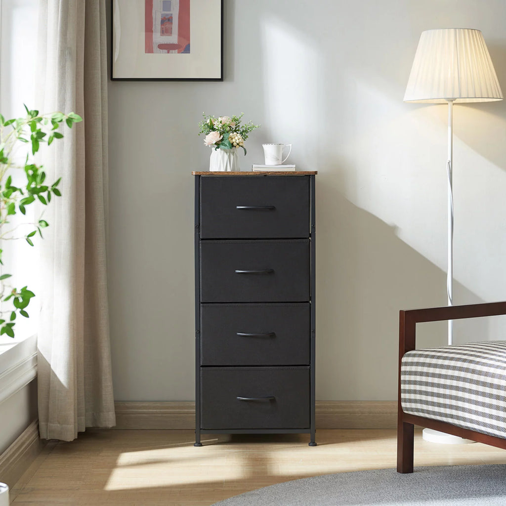 4 Drawer Fabric Dresser I8562