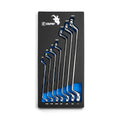 7-Piece SAE Double Box End Wrench Set with Tray W942