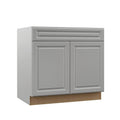 Assembled Sink Base Kitchen Cabinet in Heron Gray P74264