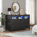 White 7 Drawer Wood Dresser H7551