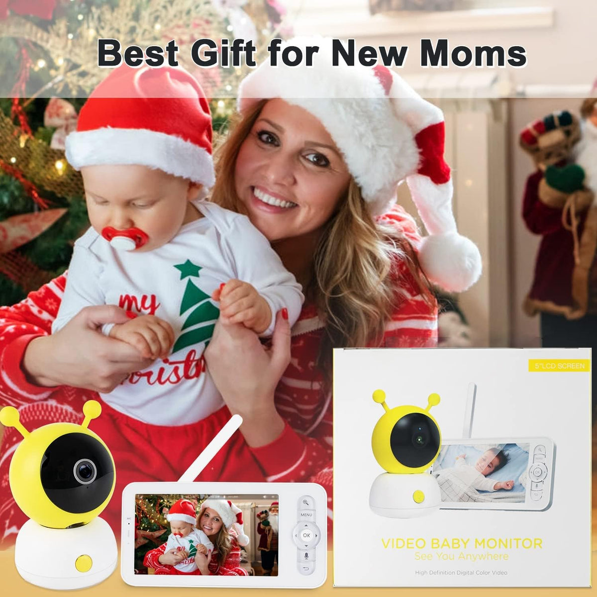 1080p WiFi Baby Monitor with App and Screen Z3040