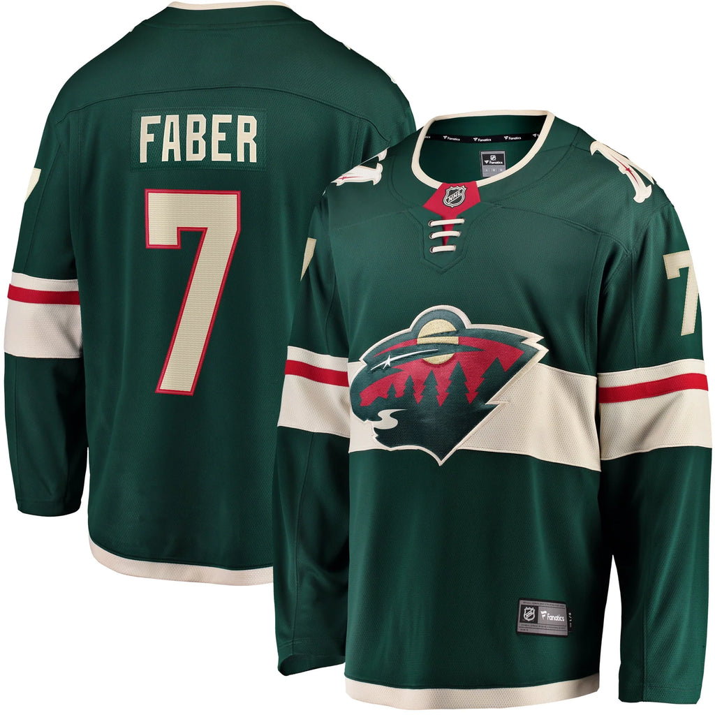 Men's Green Minnesota Wild Home Breakaway Player Jersey O217