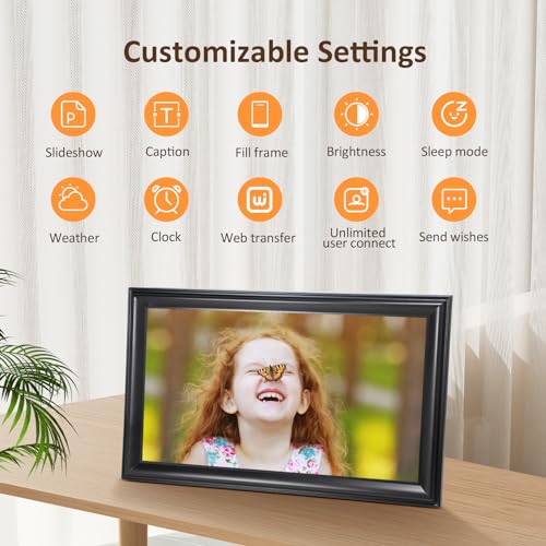 10.1 Inch IPS HD Digital Picture Frame with 16GB Storage M70014
