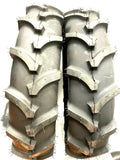 Set Of Two 7-16 Farm Tractor Lug R-1 Tires With Tubes 7x16 V573