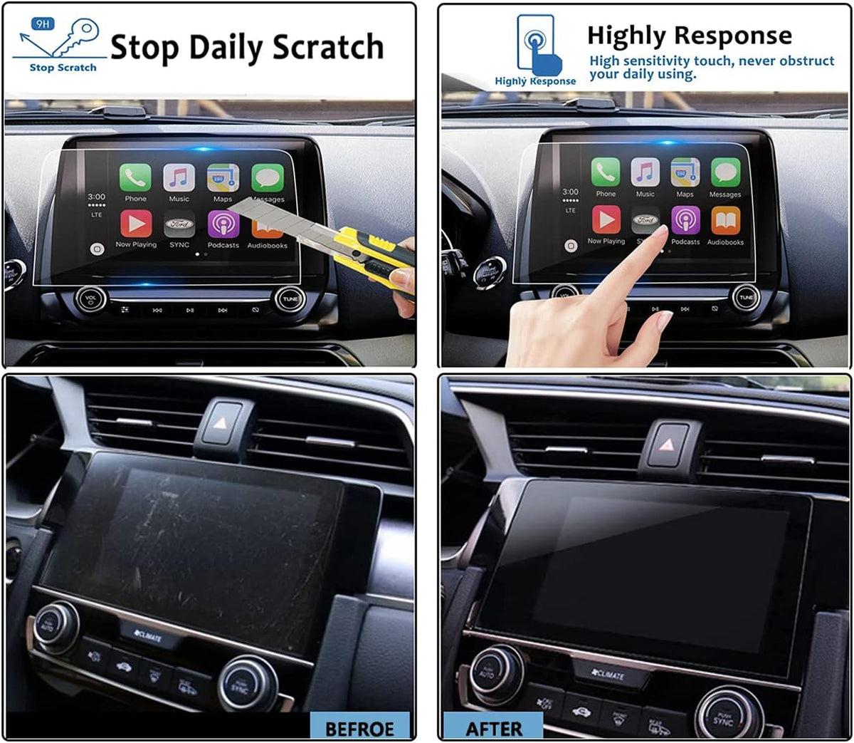 SYNC 2 to 3 Upgrade Kit with 8-inch Screen APIM Module X483