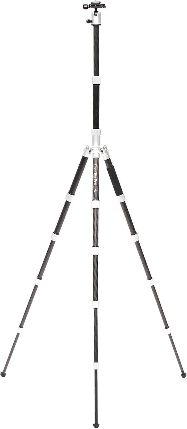 Silver 1 Series Carbon Fiber Travel Tripod with Ballhead and Monopod D18002