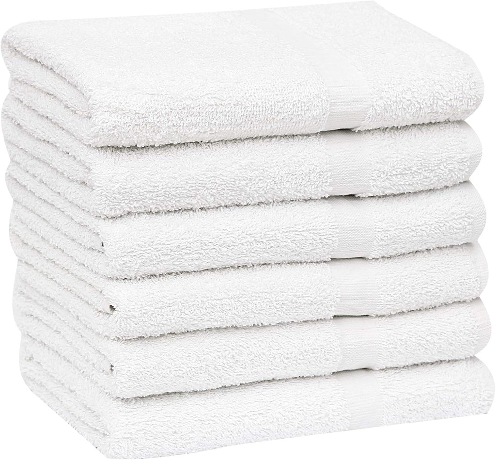 White Cotton Blend Bath Towels (24x 48 Inch) (60) C132590