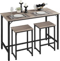 47.5” Counter Height Bar Table Set with Stools Set of 2 R679687