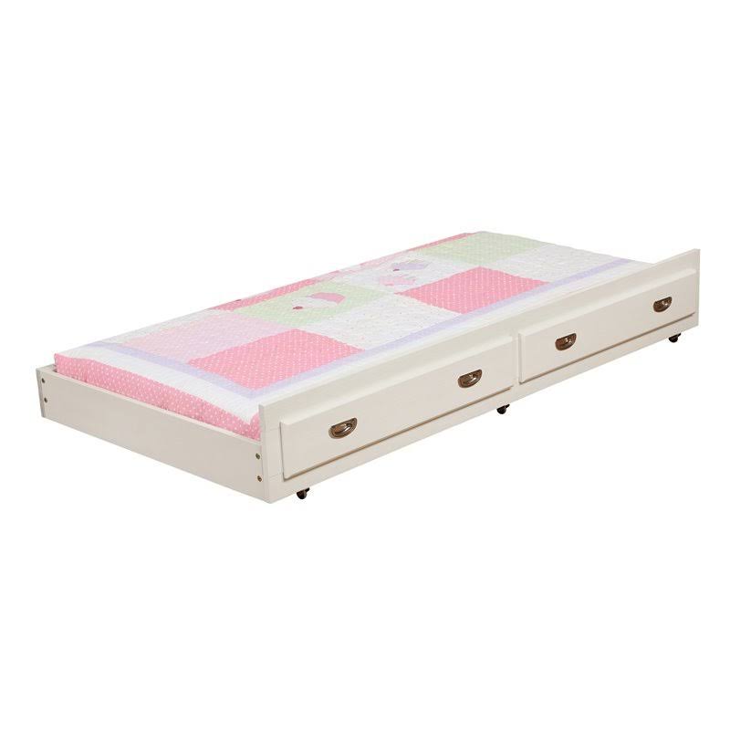 White Wood Trundle R745