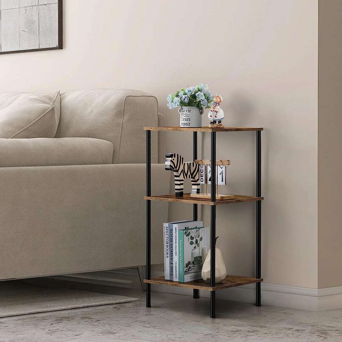 Brown 3-Tier End Table N75754