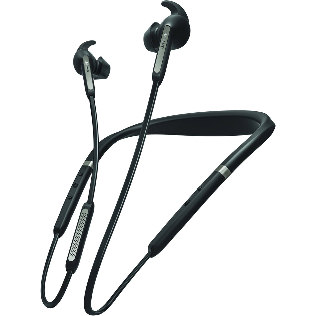 Titanium Black Bluetooth Wireless In-Ear Earphones with Mic M494