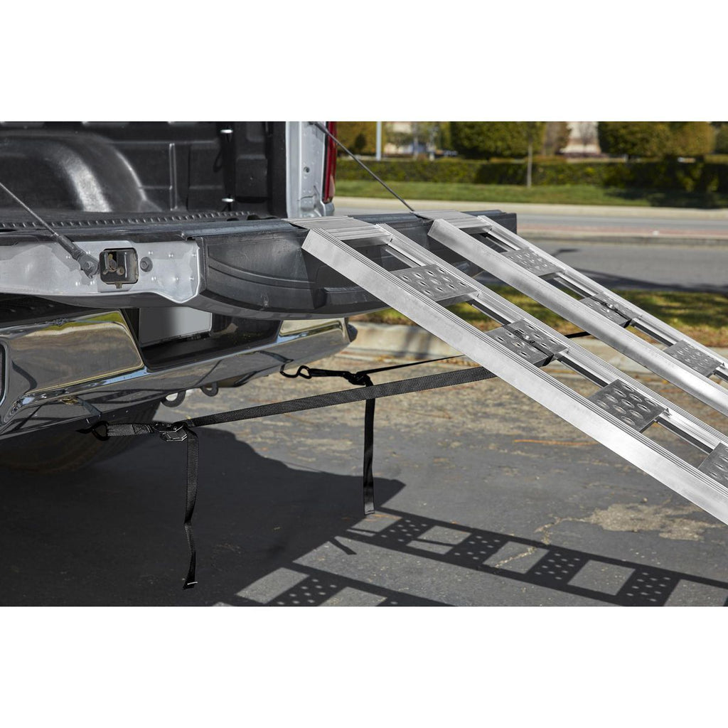 1250 lb. Capacity 13 in. x 77 in. Straight Aluminum Loading Ramps, Set of 2 I6130