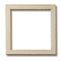 Eggshell Beveled Edge Wood Frame U5740