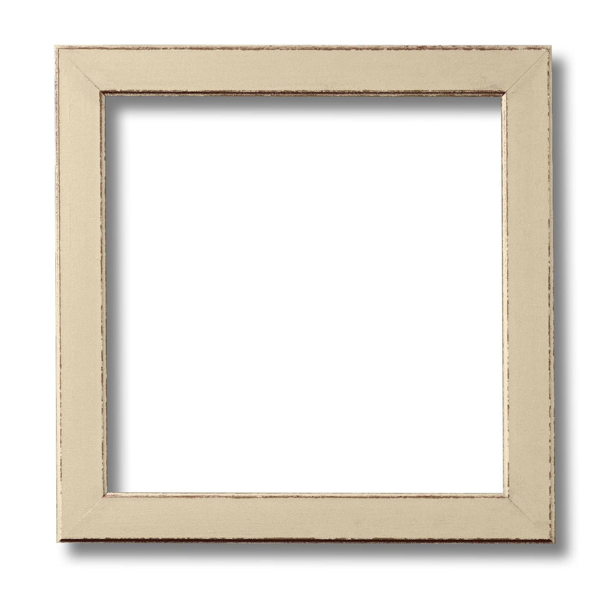 Eggshell Beveled Edge Wood Frame U5740