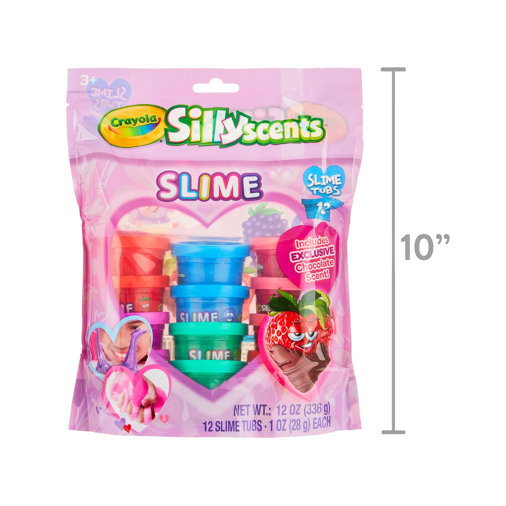 Assorted Colors Scented Slime 12pk 1oz Tubs N144667