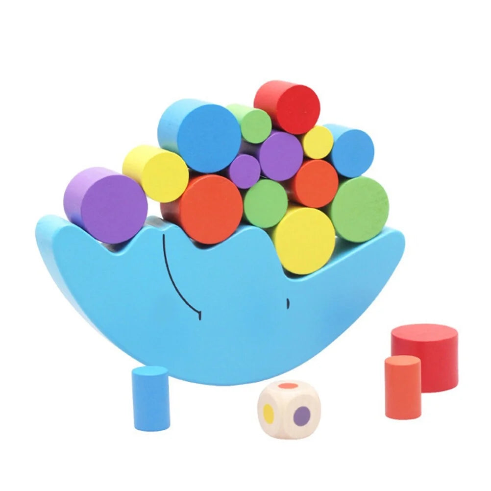 Wooden Stackable Building Blocks Set Educational Toys Y7626