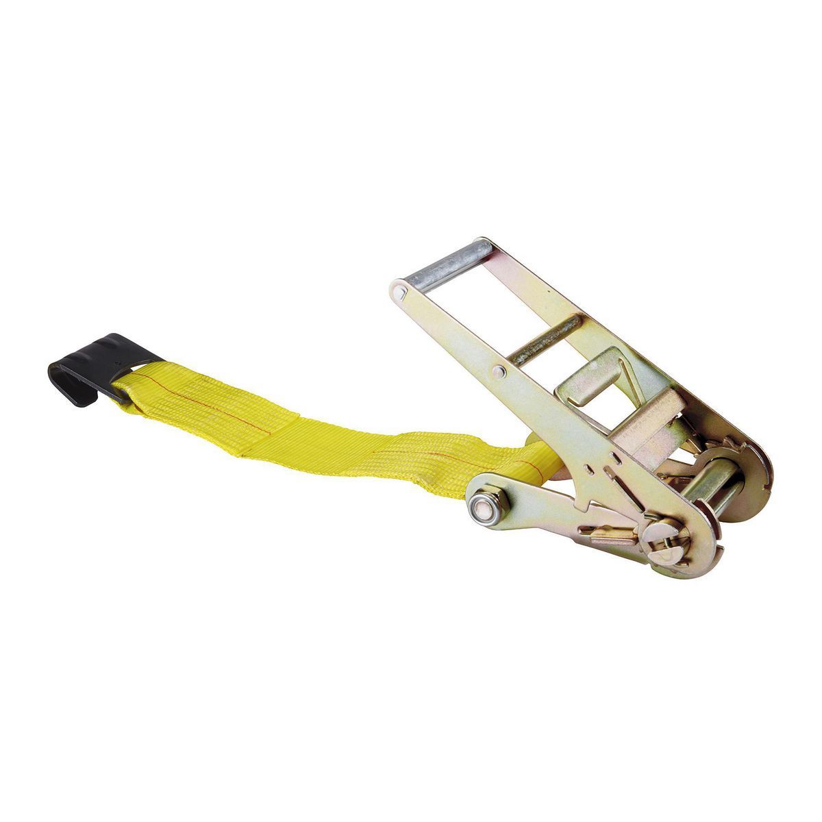 4 in. x 27 ft. Ratcheting Cargo Strap with Flat Hook S948815