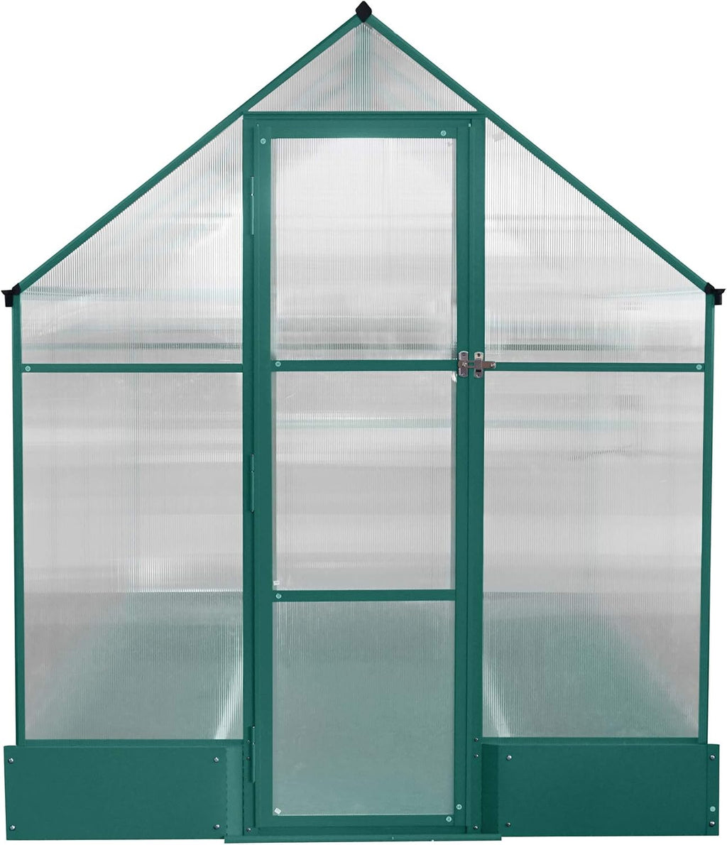 8 x 6-Ft. Polycarbonate Walk-in Greenhouse N809