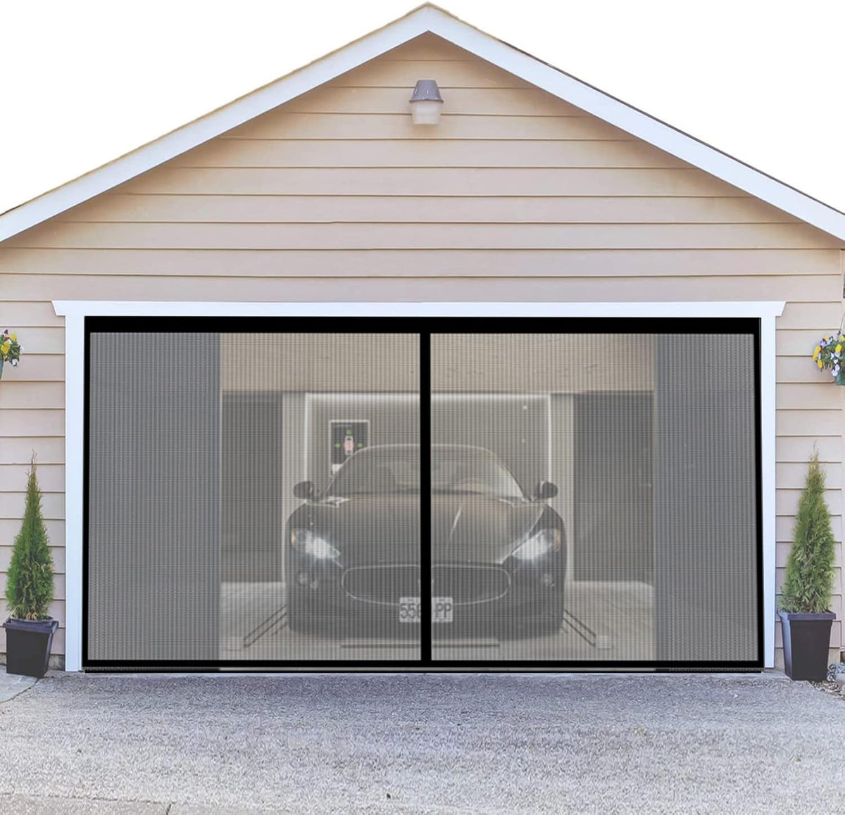 Magnetic Garage Door Screen 156x84in Pack of 2 G7113