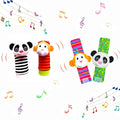 4 PCS Baby Wrist Rattle and Foot Finder Toy Set M4700