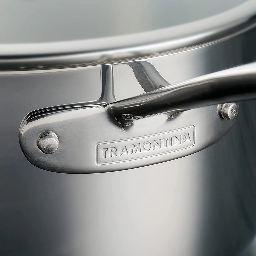 Stainless Steel Tri-Ply Clad 12-Piece Cookware Set Q411