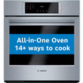 27 in Single Electric Wall Oven with Convection Self Cleaning Stainless Steel I80895