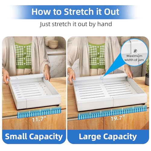 Expandable Heavy Duty Slide out Drawers Cabinet Organizer O465907