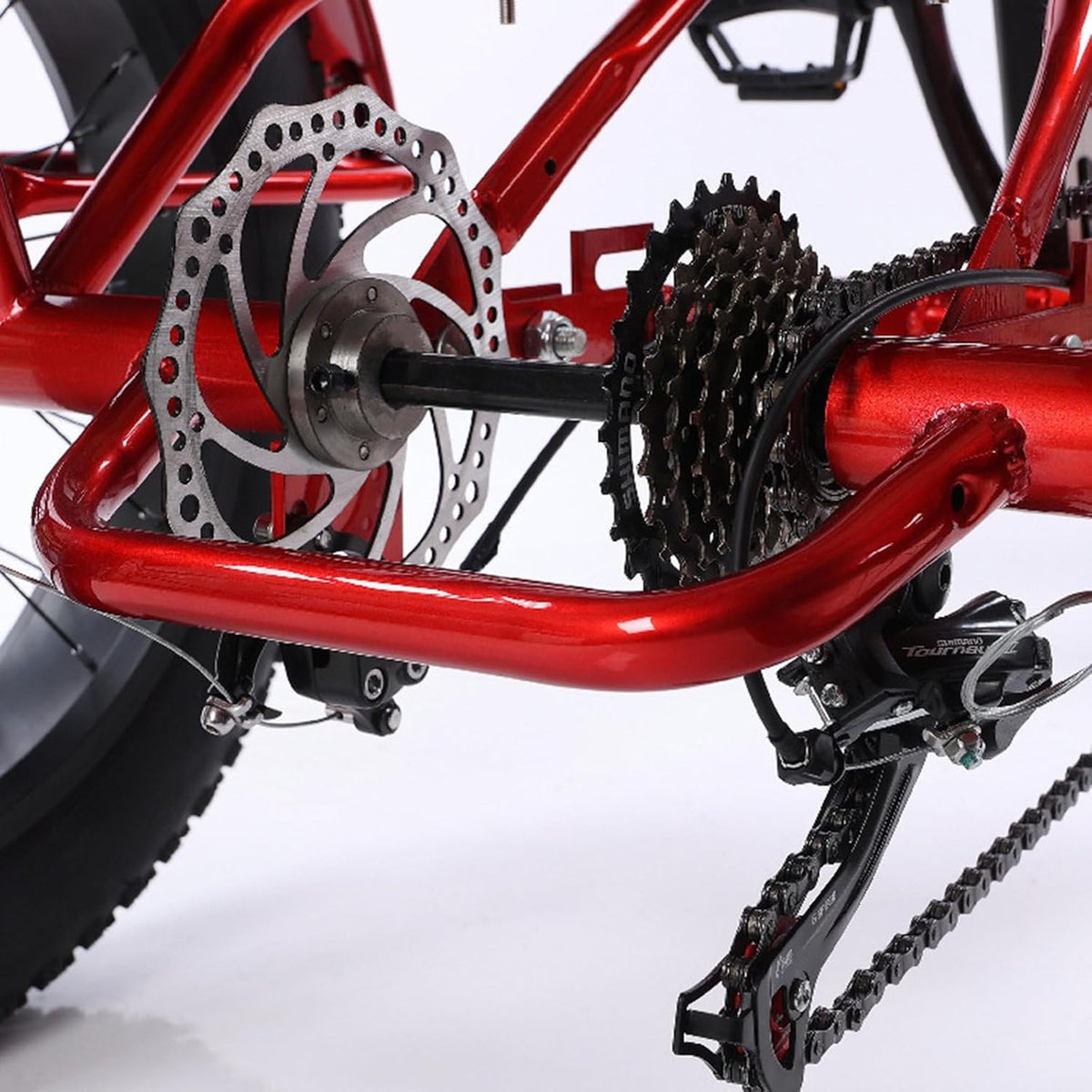 7-Speed All Terrain Fat Tire Trike 26'' Front Wheel 24'' Rear Wheel K91226