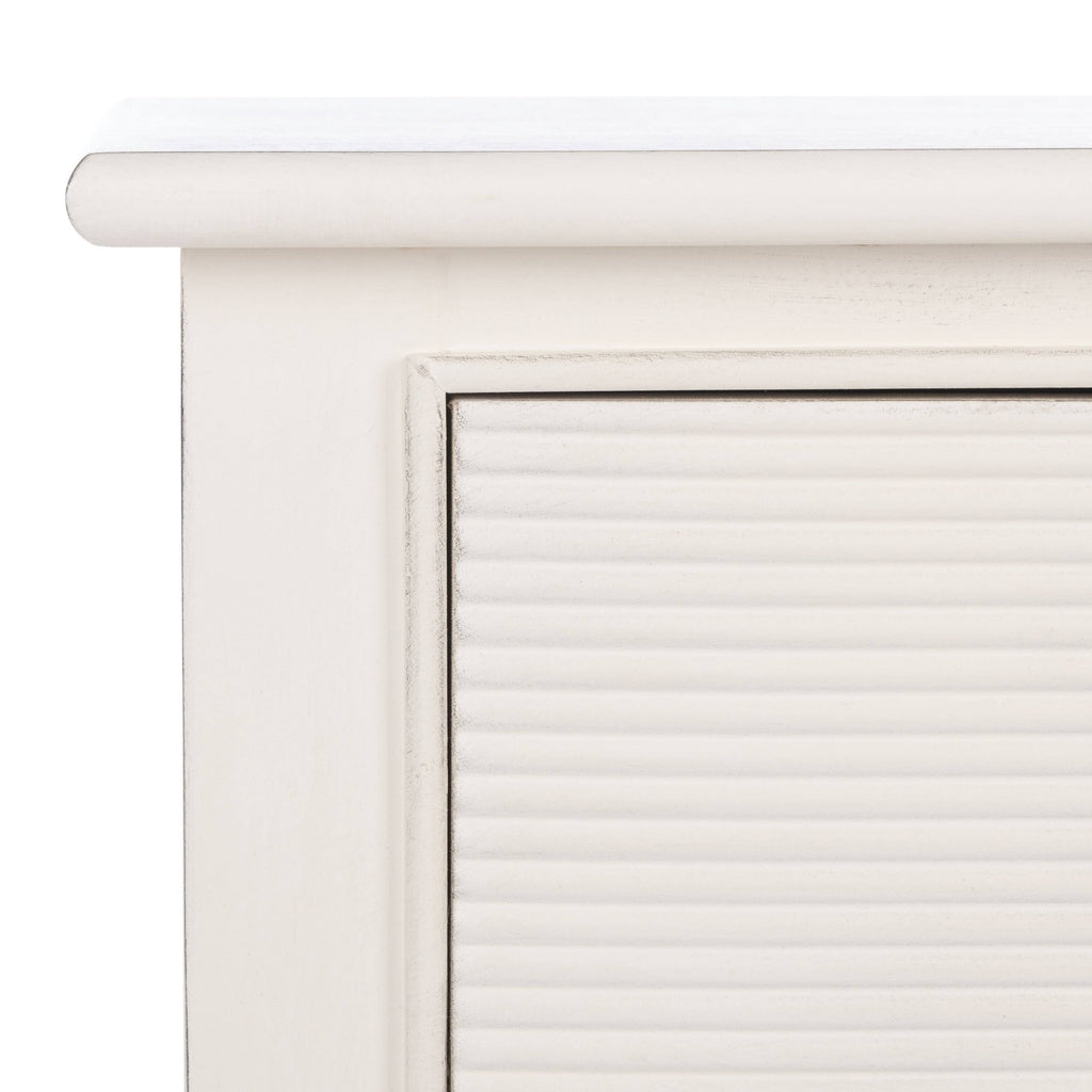 Distressed White 2 Drawer Console Table B973762