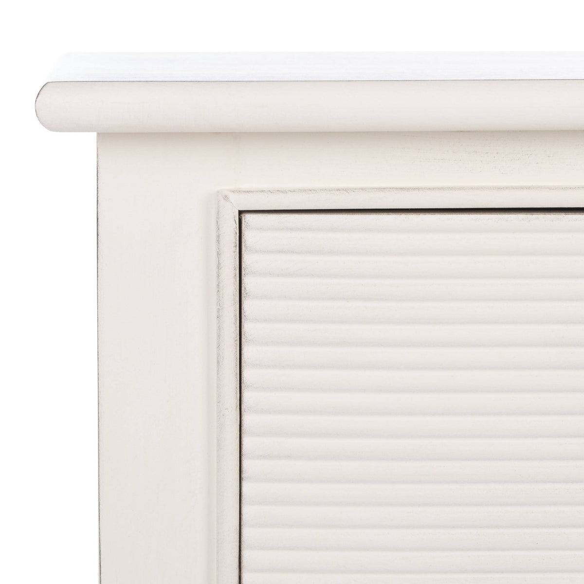 Distressed White 2 Drawer Console Table B973762