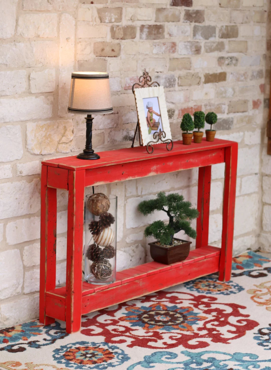 Rustic Entry Way Table 46"L P1484