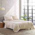 Beige Percale Sheet Set, Twin K891779